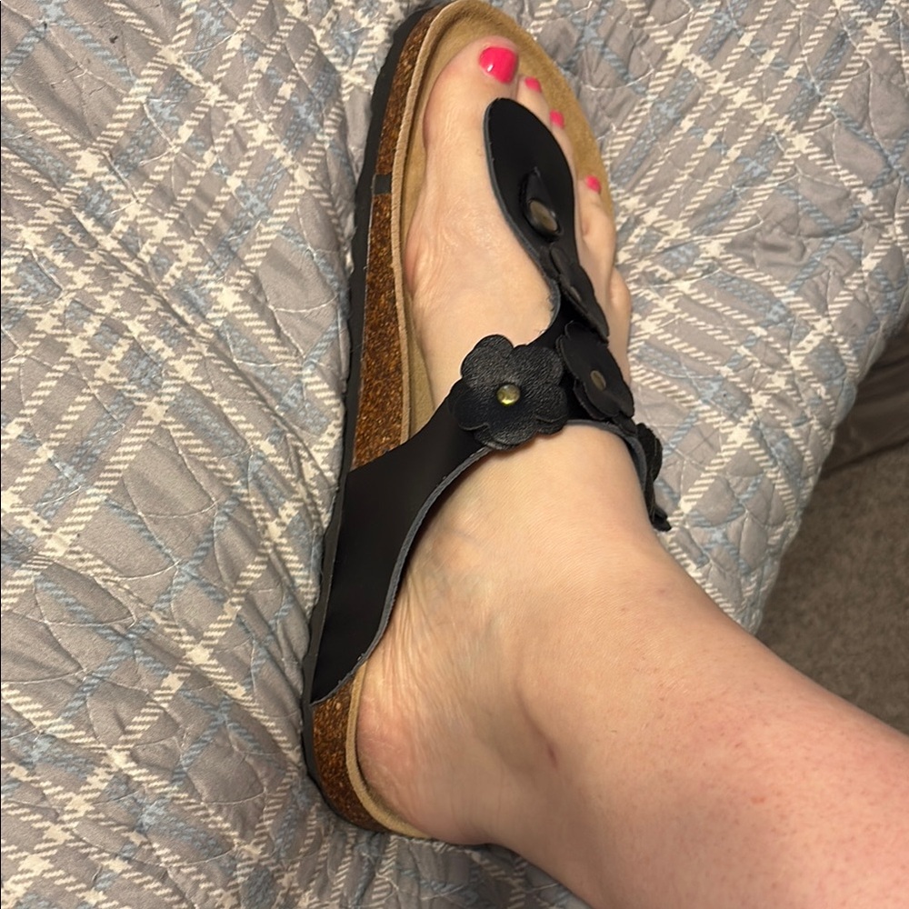 Birkenstock Black and Brown Sandals - Picture 3 of 3